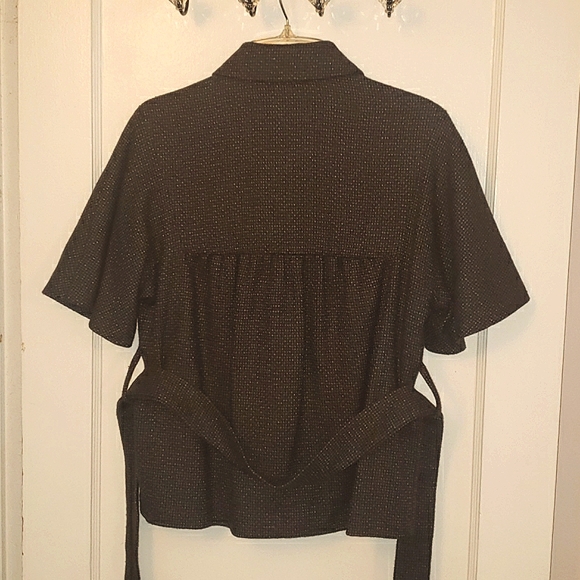 🍂❄️👠👖💼Banana Republic Short Sleeve Jacket sz M - Picture 4 of 11